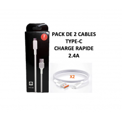 PACK de 2 câbles Type-C...